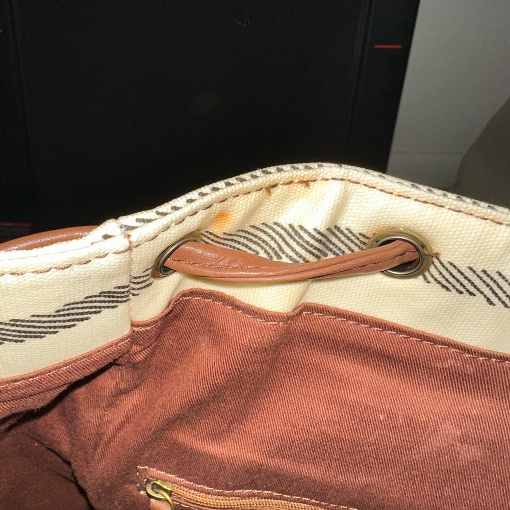 FOSSIL Coated Canvas Backpack - Picture 14 of 15